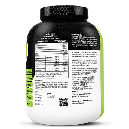 Immunelabz Anabolic Mass Gainer 6LBS Chocolate Flavour