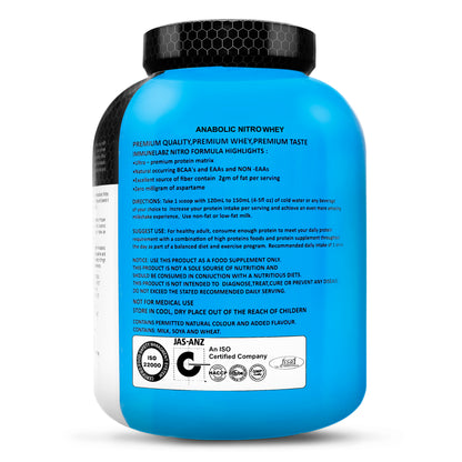 Immunelabz Anabolic Nitro Whey Blend Protein 5LBS Chocolate Flavour