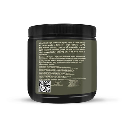 Battlefield Nutrition Creatine Powder 250GM Unflavoured