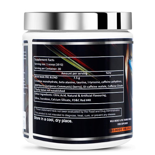 Immunelabz Iron Man Pre-Workout 30 Servings