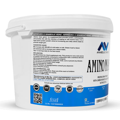 Amino Mass Gainer 10Lbs