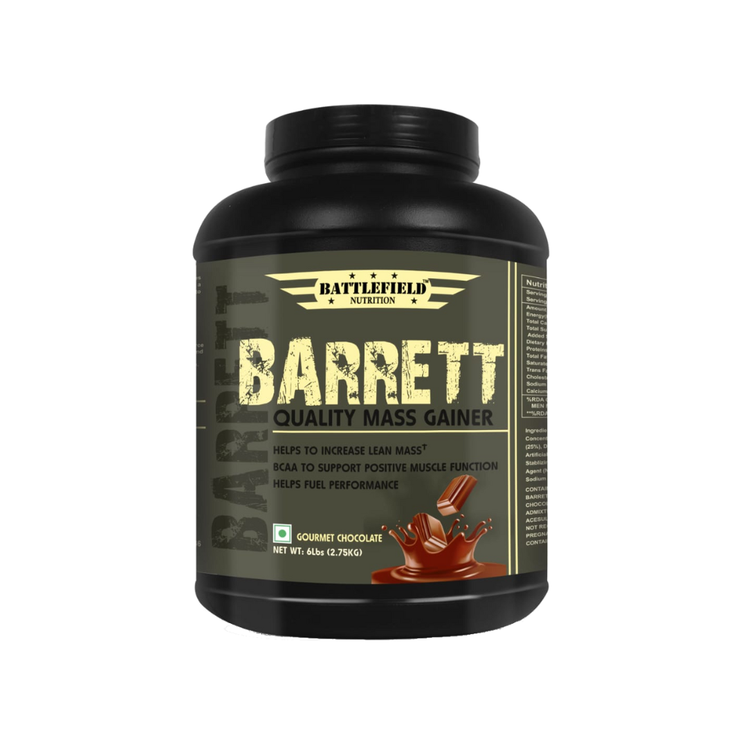 Battlefield Nutrition Barrett Mass Gainer 6LBS Chocolate Flavour