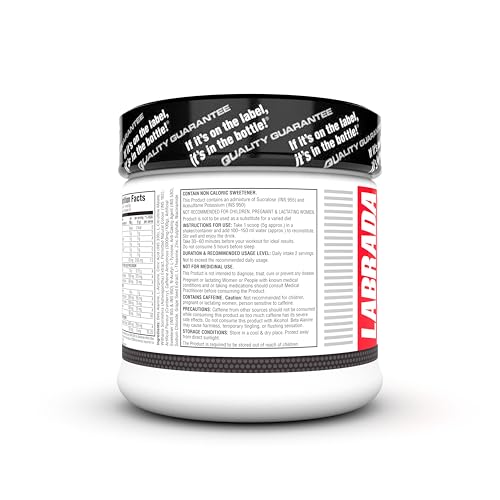 LABRADA SUPER CHARGE PRE WORKOUT 30 SERVINGS