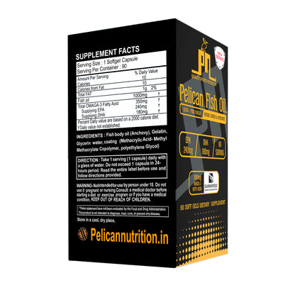 Pelican Fish Oil 1000mg 90 Softgels