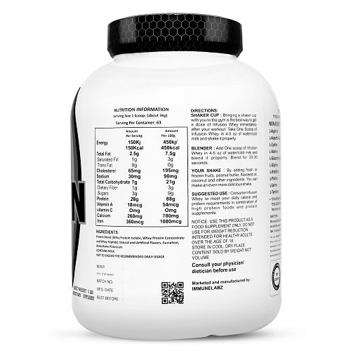 Immunelabz Whey Infusion Protein 5 LBS Irish Chocolate Flavour