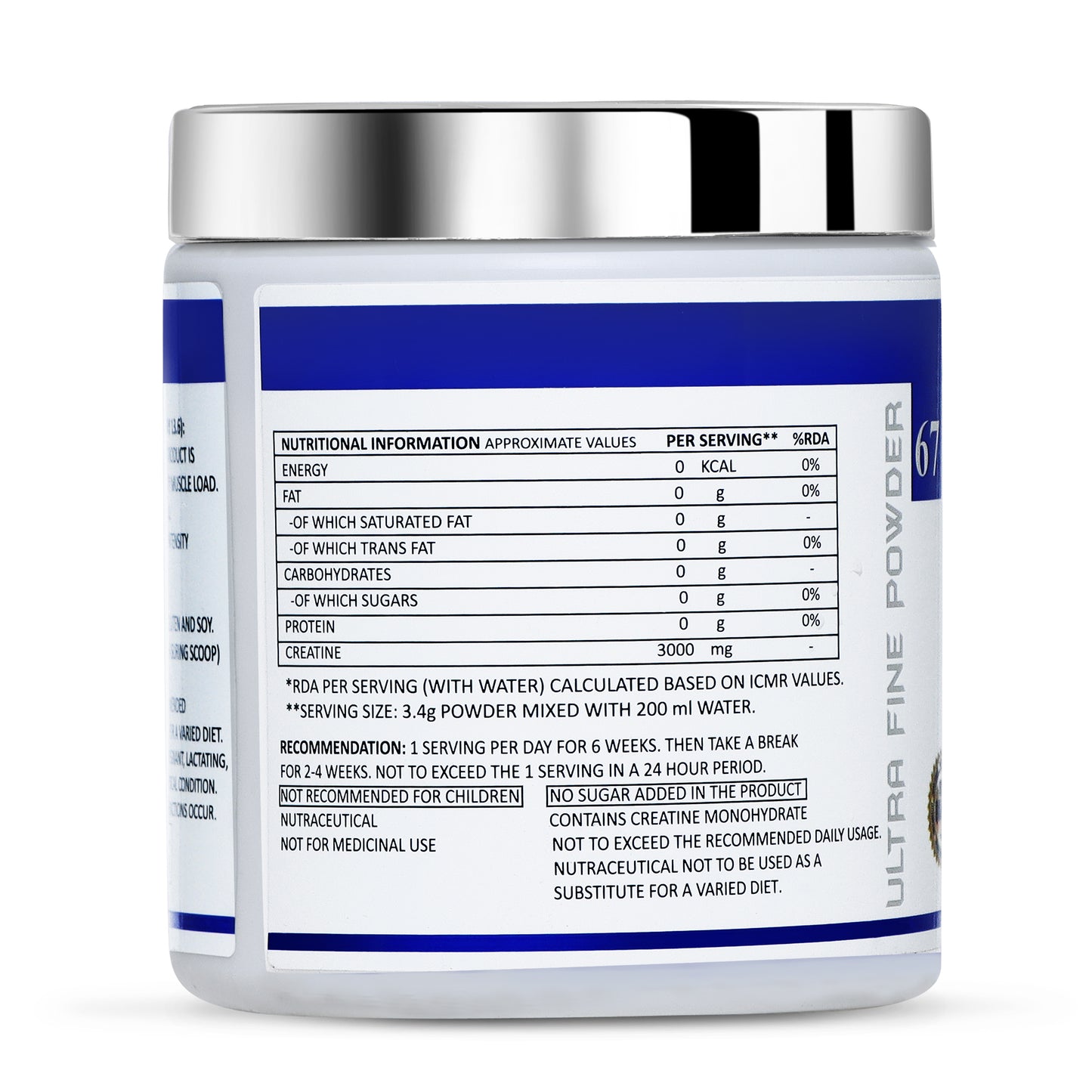 Immunelabz Pure Creatine 200GM Unflavoured