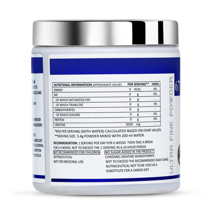 Immunelabz Pure Creatine 200GM Unflavoured