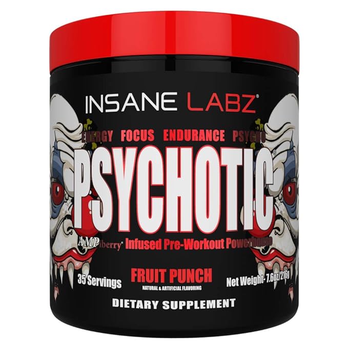 INSANE LABZ PSYCHOTIC PRE-WORKOUT 35 SERVINGS