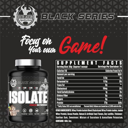 Dexter Jackson Black Series Isolate Hydrolyzed Whey Protein 5lbs