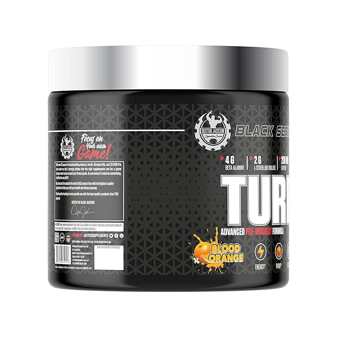 Dexter Jackson Black Series Turbo PRE WORKOUT 30 Servings