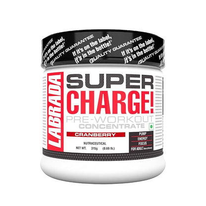 LABRADA SUPER CHARGE PRE WORKOUT 30 SERVINGS