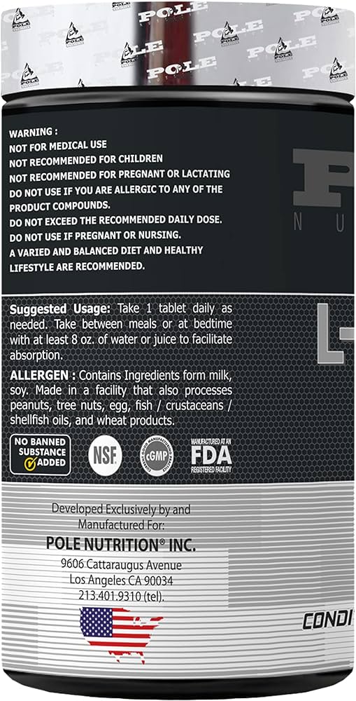 Pole Nutrition L-Arginine 1000mg 120 TAB.