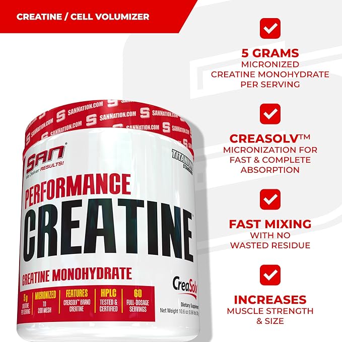 SAN Performance Creatine Monohydrate 300g