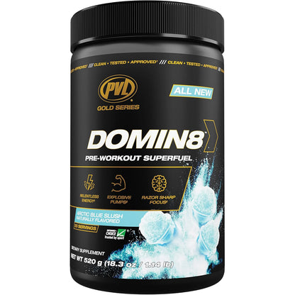 PVL DOMIN8 PRE WORKOUT 20 SERVINGS