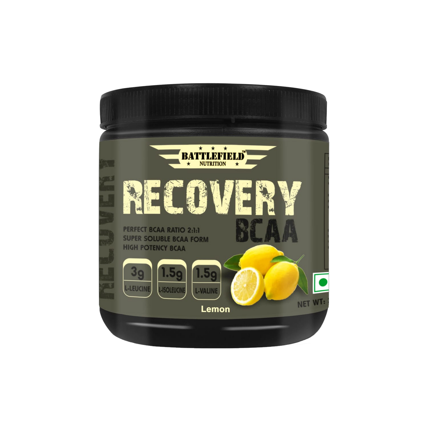 Battlefield Nutrition Recovery BCAA 30 Servings Lemon Flavour