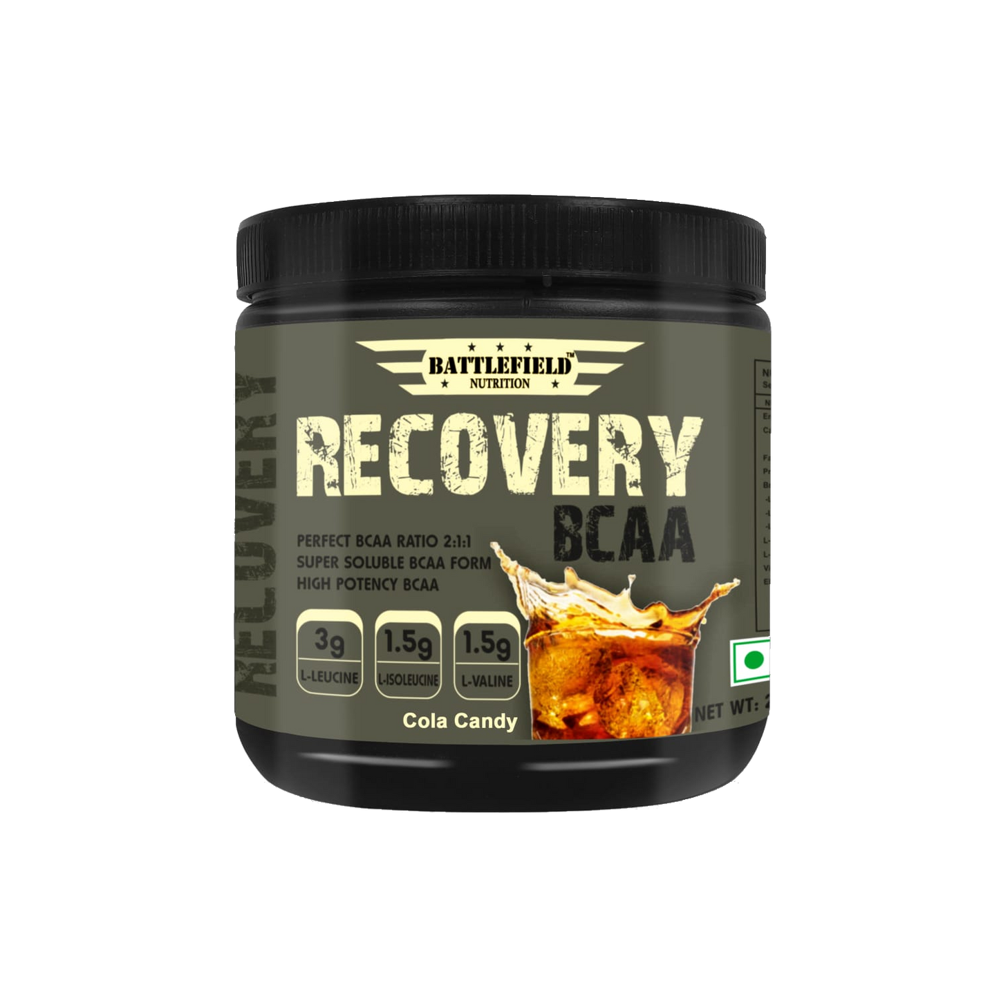 Battlefield Nutrition Recovery BCAA 30 Servings Cola Flavour