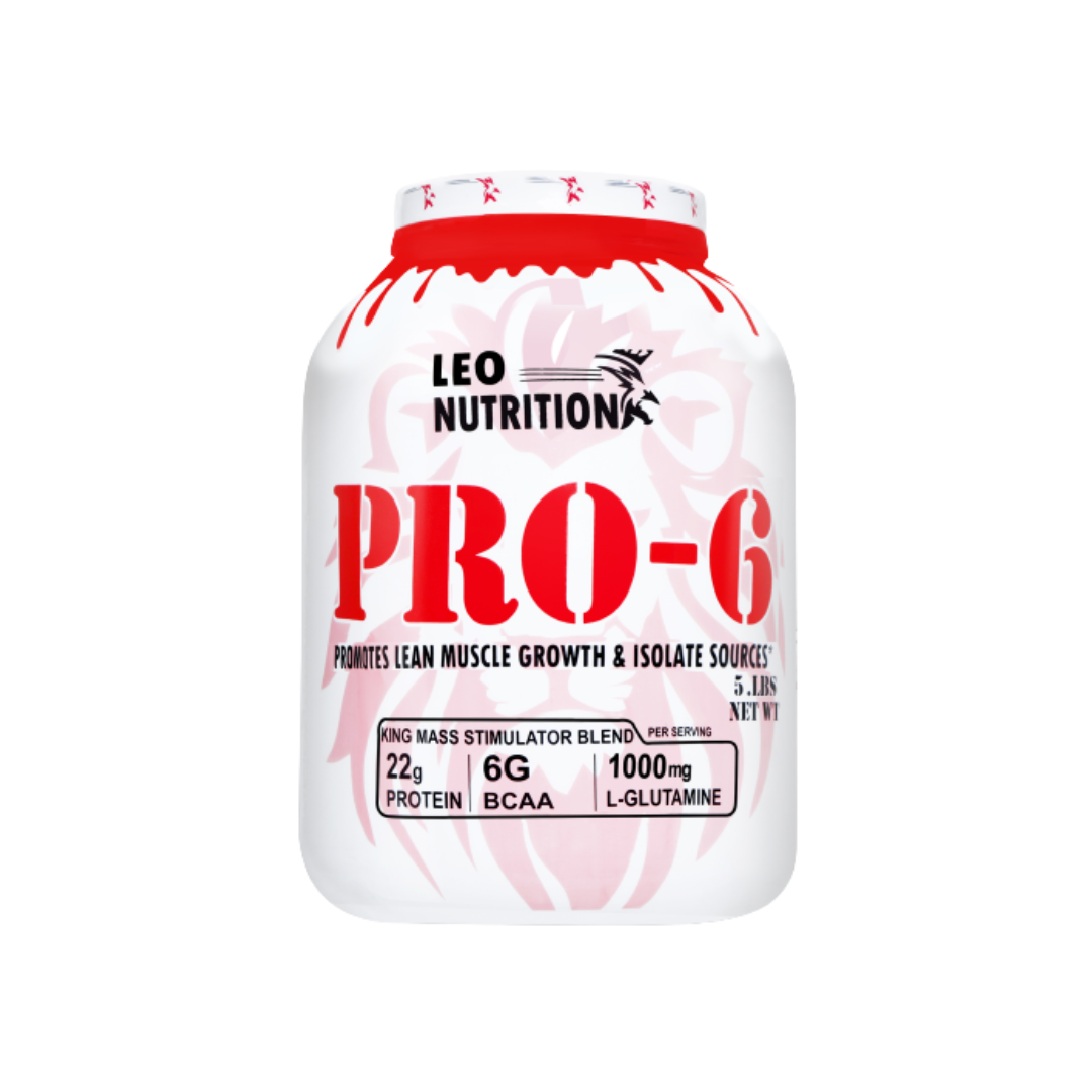 Leo Nutrition Pro-6 Growth & Isolate Source 5 Lbs