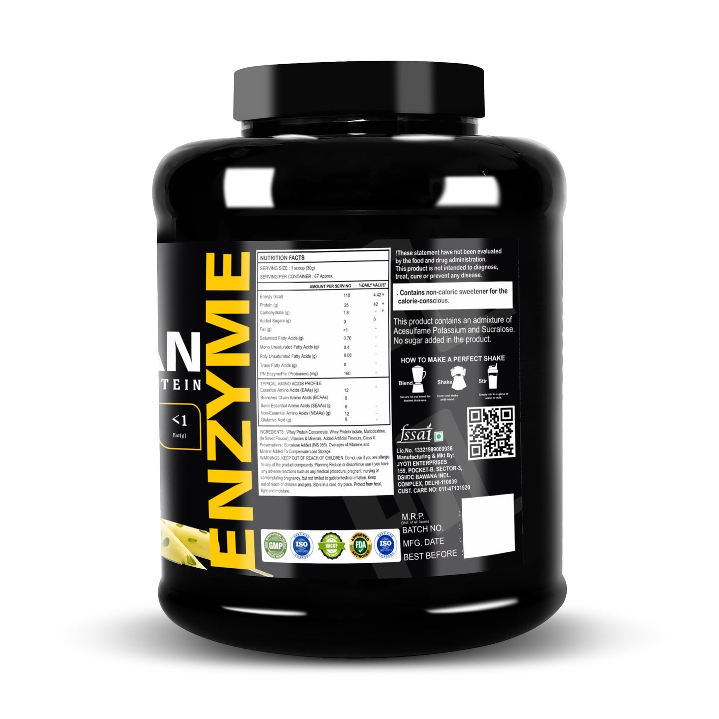 Pelican Enzyme Whey Protein 2 KG Chocolate Flavour