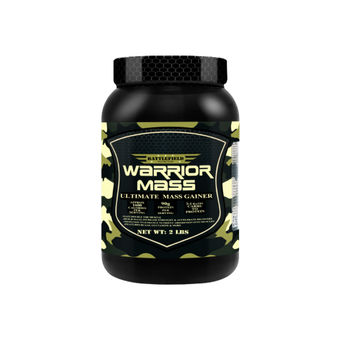 Battlefield Nutrition Warrior Mass Gainer 2LBS Chocolate Flavour