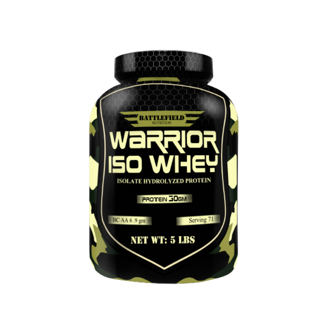 Battlefield Nutrition Warrior ISO Whey Protein 5LBS Chocolate Flavour 71 Servings