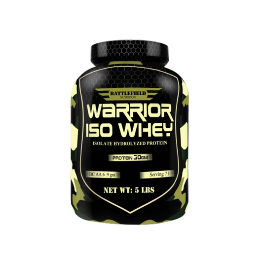 Battlefield Nutrition Warrior ISO Whey Protein 5LBS Chocolate Flavour 71 Servings