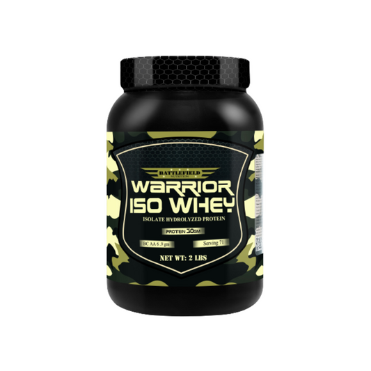 Battlefield Nutrition Warrior Iso Whey Protein 2LBS Chocolate Flavour