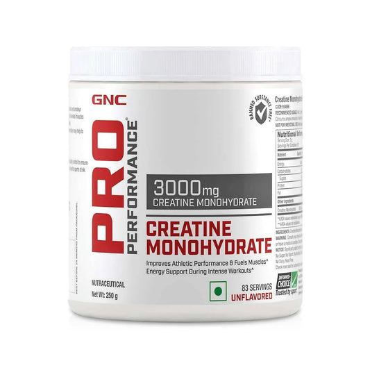 GNC CREATINE MONOHYDRATE 250GM 83 SERVINGS