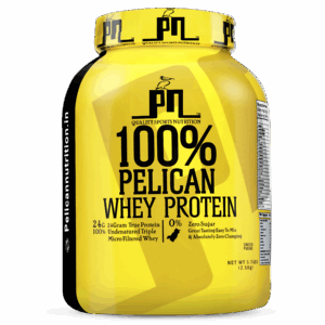 Pelican Nutrition – 100% Pelican Whey Protein (5.7lbs)(2.5kg) | 80g Protein | 83 Servings | Choco Fudge Flavour