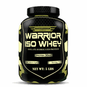Battlefield Nutrition – Warrior Iso Whey Protein Blend (5lbs) | 30g Protein Per Serving | Gourmet Chocolate