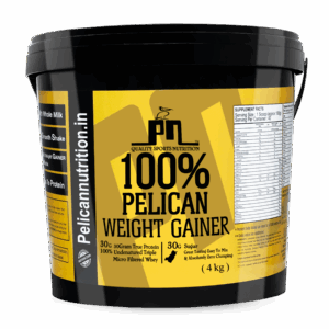 Pelican Nutrition – 100% Pelican Weight Gainer (4kg) | 30g Protein | High Calorie Formula