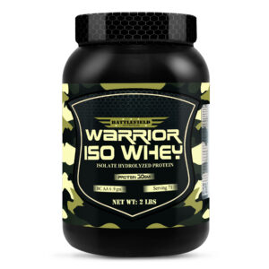 Battlefield Nutrition – Warrior Iso Whey Protein Blend (2lbs) | 30g Protein Per Serving | Gourmet Chocolate
