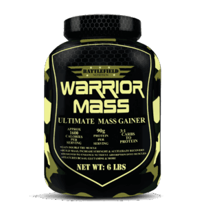 Battlefield Nutrition – Warrior Quality Mass Gainer (6lbs) | 90g Protein | Gourmet Chocolate