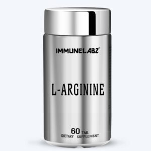 ImmuneLabz L-Arginine 1000mg | 60 Tablets | Nitric Oxide Booster | Muscle Pump & Performance Support