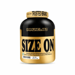 Immunelabz Nutrition – Size On Mass Gainer (6Lbs) | 45g Protein | 1062 Calories | Muscle & Strength Formula