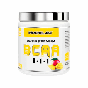 Immunelabz Nutrition – Ultra Premium BCAA 8:1:1 | 30 Servings | 300gm | 10g BCAA Per Serving | Mango Flavour