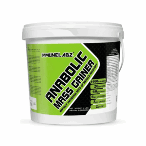 Immunelabz Nutrition – Anabolic Mass Gainer (4Kg) | 60g Protein | 1600 Calories | Muscle & Strength Formula