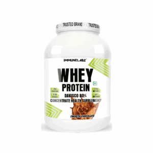 Immunelabz Nutrition – Whey Protein Davisco 80% (White Series) (2Kg) | 25g Protein Per Scoop | Smooth Chocolate