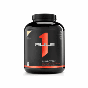 Rule 1 | R1 Protein – 100% Whey Isolate (5Lbs) | 25g Protein Per Scoop | Zero Sugar | Chocolate Fudge