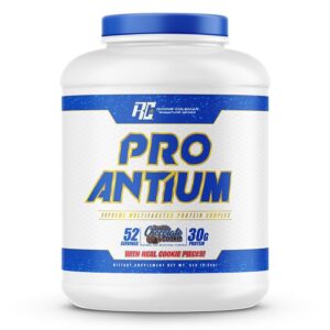 Ronnie Coleman Pro Antium Protein Powder (5.15 Lbs) | 30g Protein | With Creatine & BCAAs | Double Chocolate Cookie