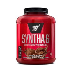 BSN Syntha-6 Ultra Premium Protein Matrix (5 lbs / 2.27kg) | 22g Protein | Multi-Source Blend | Chocolate Milkshake Flavor