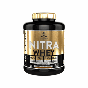 One Science Nutrition Nitra Whey Protein (2.27kg / 5Lbs) | 27g Protein + 3g Creatine | Chocolate Brownie Flavor