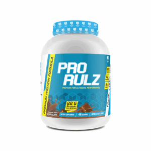 Muscle Rulz (MR) Pro Rulz Whey Protein | Fast Absorption (2.2 kg / 5Lbs) | 22g Protein Per Scoop | Low Fat | High BCAAs | Supports Lean Muscle Growth | Chocolate Flavour
