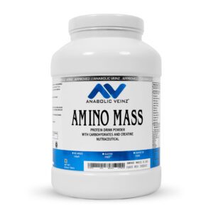 Anabolic Veinz Nutrition – Amino Quality Mass Gainer (6lbs) | 50g Protein | Irish Chocolate