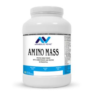 Anabolic Veinz Nutrition – Amino Quality Mass Gainer (2.2lbs)(1Kg) | 50g Protein | Irish Chocolate