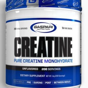 Gaspari Nutrition Creatine Monohydrate – 5g Pure Creatine | Unflavored | 1kg | 200 Servings | Strength & Muscle Support