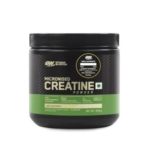 Optimum Nutrition (ON) Micronized Creatine Powder - 250 Gram, 83 Serves
