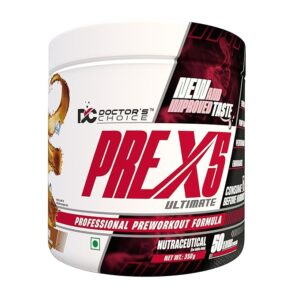 Doctor's Choice PRE-X5 Ultimate Professional Pre-Workout Formula 350g, 50 Serving