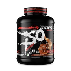 HFN ISO RIPPED – Premium Whey Protein Isolate (5 lbs) | 27g Protein | 0g Sugar | Cold Brew Coffee