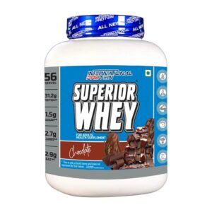 International Protein Superior Whey (2.27kg / 5Lbs) | 31.2g Protein | Low Sugar | Chocolate Flavour