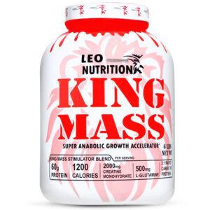 Leo Nutrition – King Mass Gainer (6lbs) | 60g Protein | Gourmet Chocolate